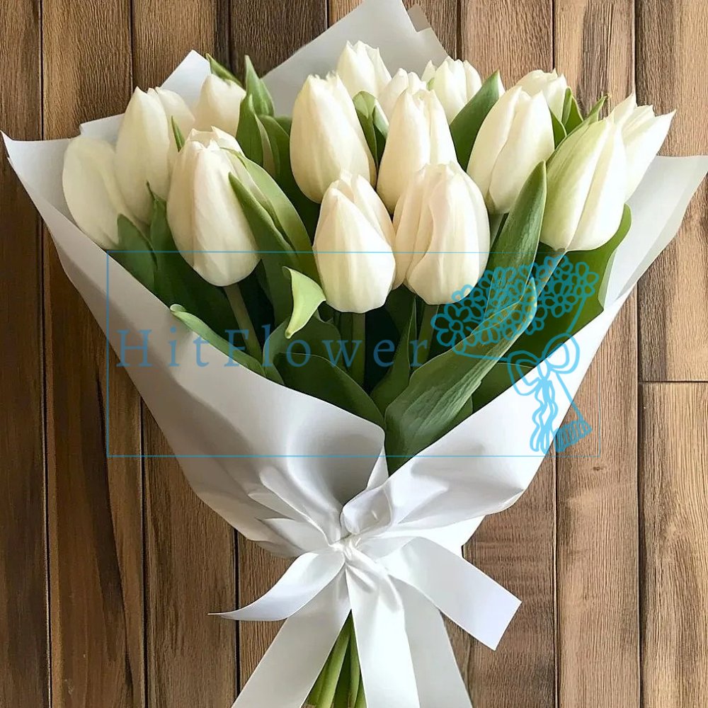 Букет цветов из: Тюльпаны